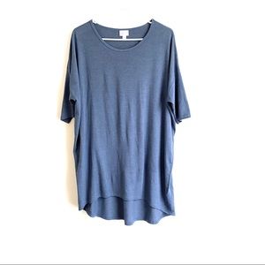 Lularoe Blue “Irma” Tunic Top